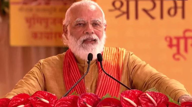‘Efforts Made to Eradicate His Existence But Ram Still Lives in Our Minds’, says PM Modi while addressing the gathering in Ayodhya