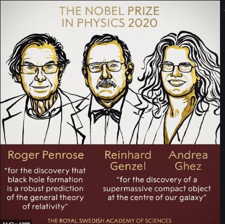 Three win Nobel in Physics for work on black holes, Milky Way