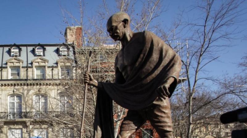 The government of India condemns vandalization of Gandhi’s statue in California