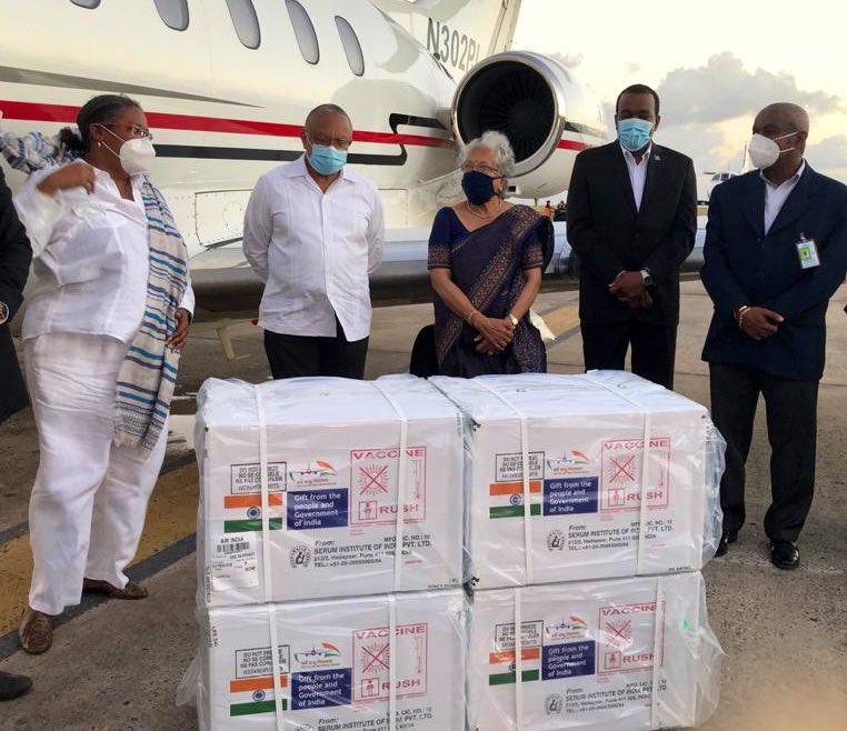 ‘Our Prayers answered’ Dominican PM said after receiving Coronavirus vaccine from India