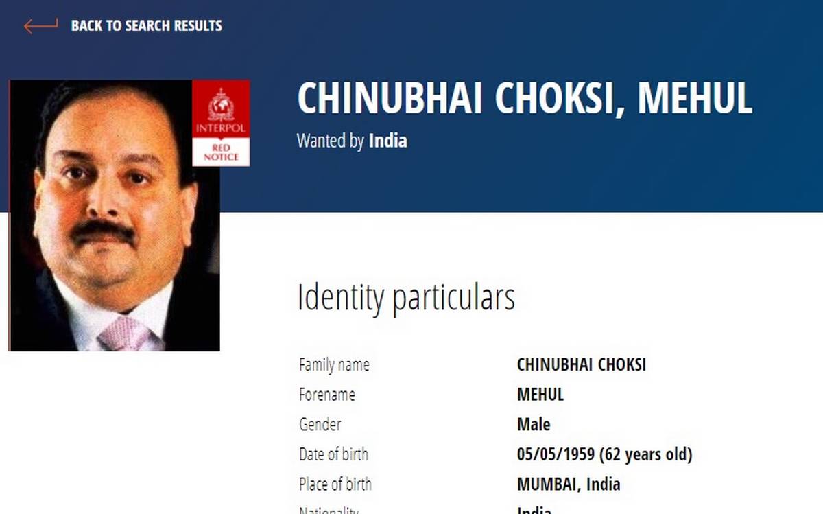 PNB scam: “You, Mr. Mehul Chinubhai Choksi, are hereby declared a prohibited immigrant”, says Dominica