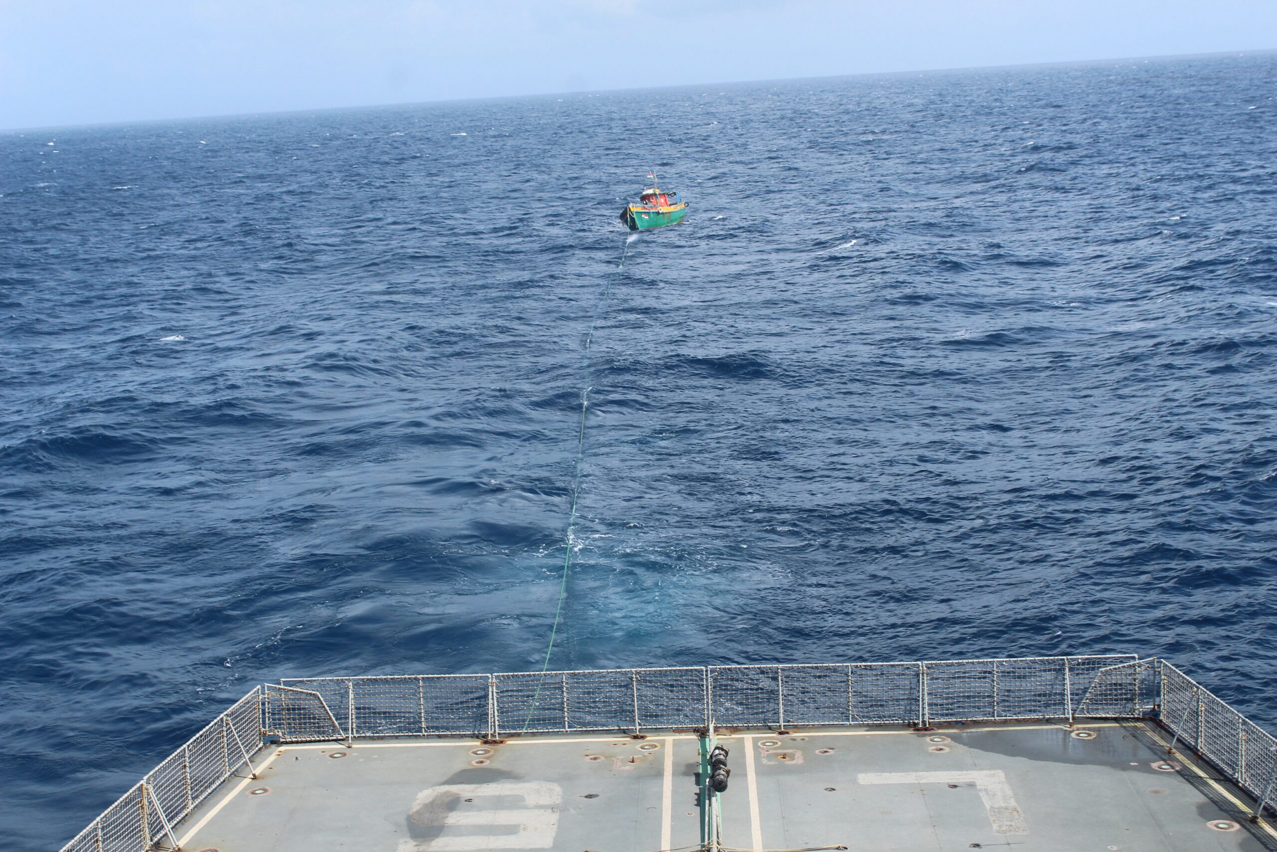 INS Airavat rescues fishing vessel off Carnicobar