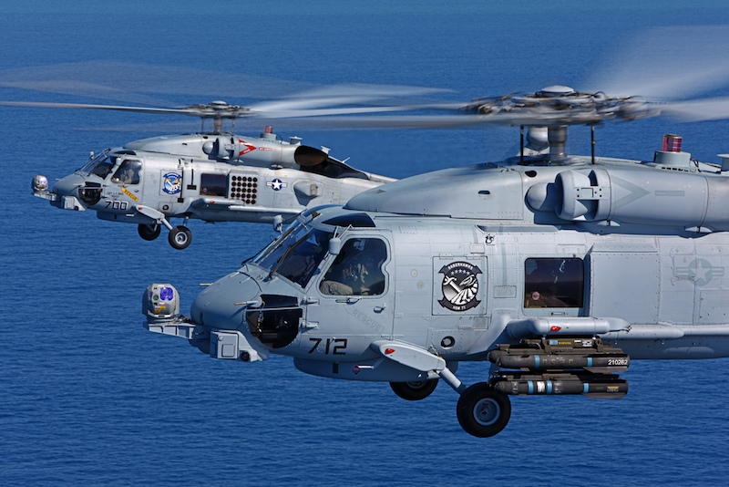Defense: India receives two MH-60R multi-role helicopters from the US