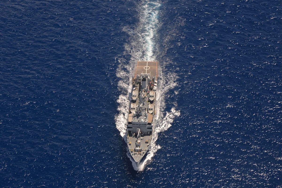 Indian Naval Ship Sarvekshak departs Colombo