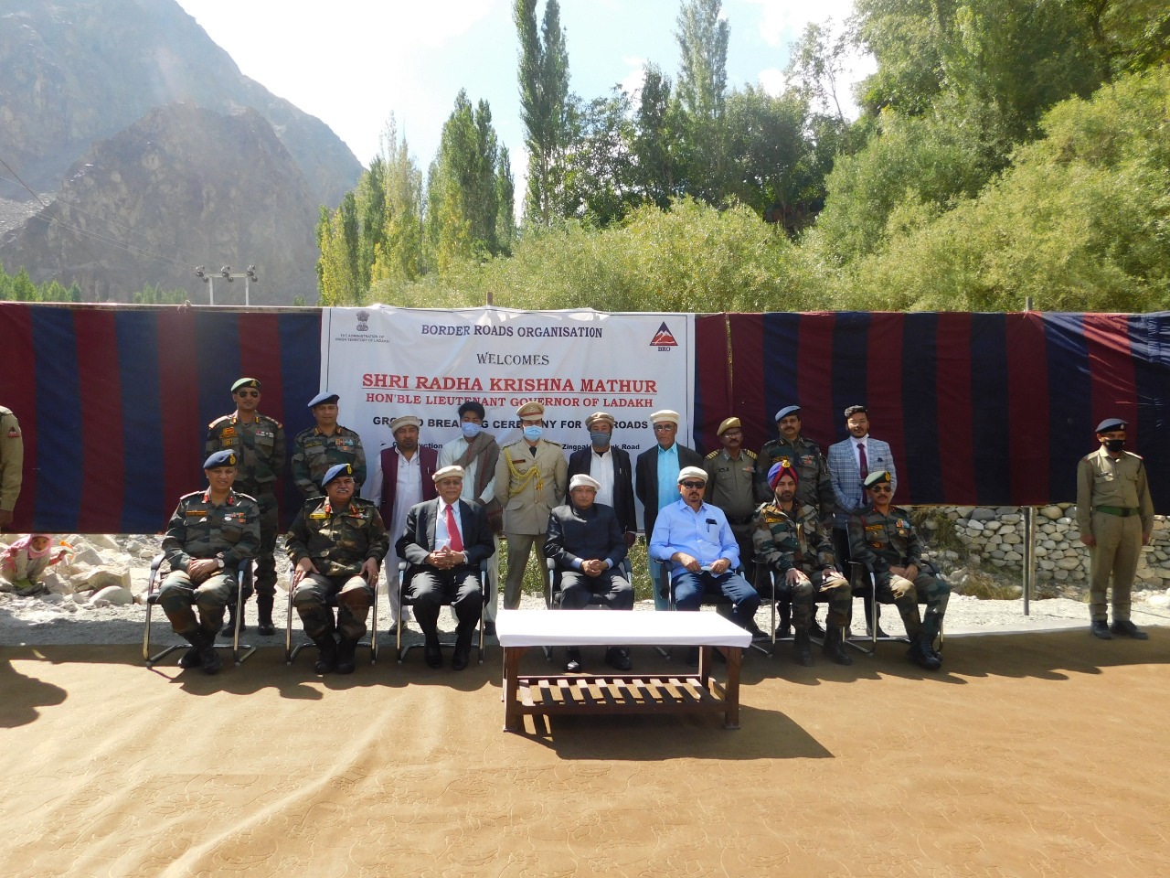 Major Road Projects launched in Ladakh to be constructed by BRO