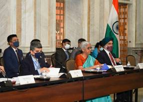 The Eighth Ministerial meeting of India-USA Economic & Financial Partnership Dialogue held in Washington D.C.