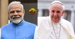 Modi Calls on Pope Francis, Invites him to Visit India