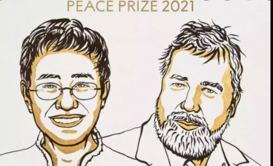 Nobel in Peace: Filipino, Russian journalists share the 2021 Prize