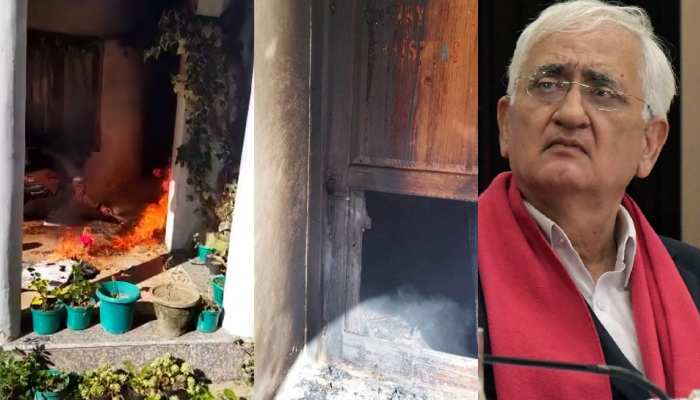 Salman Khurshid’s Home vandalized, Set Afire in Nainital