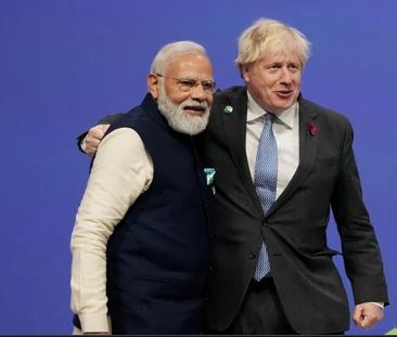 Bilateral Meeting between Prime Minister and the Prime Minister of UK on the sidelines of COP26 in Glasgow