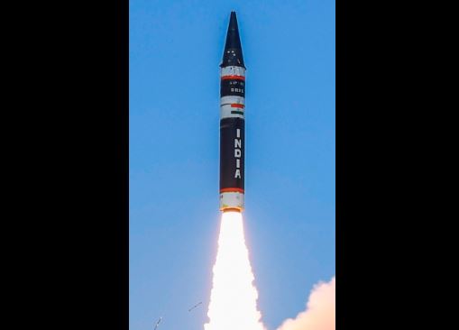 India Upgrading its weapons and Missiles, tests the nuclear-capable Agni Prime missile successfully