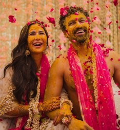 #VicKat Wedding: Photographs from the Haldi Ceremony Unveiled