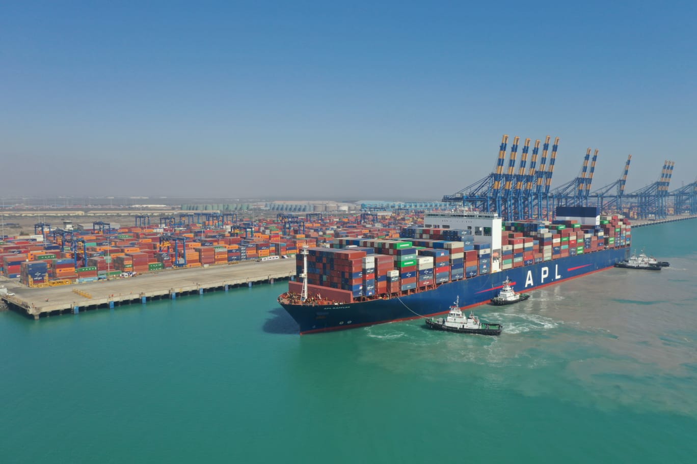 Adani’s Mundra Port handles the largest ever container vessel to call on India