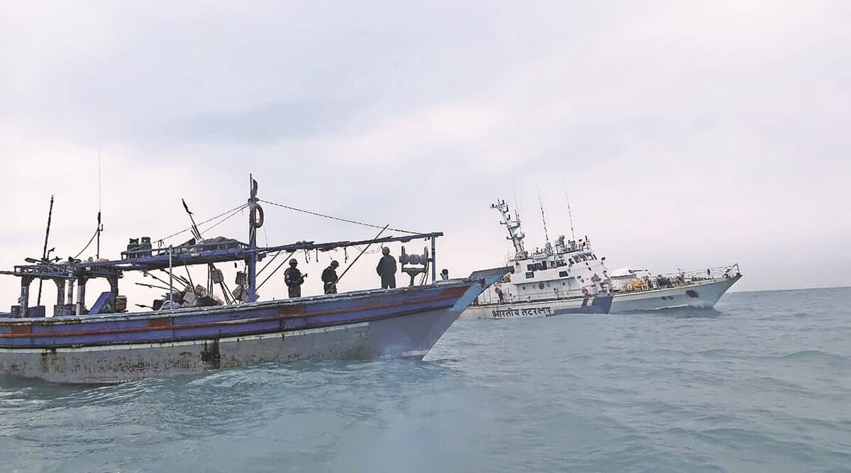 Pakistani Boat with 10 Crew Members Held Off Gujarat Coast