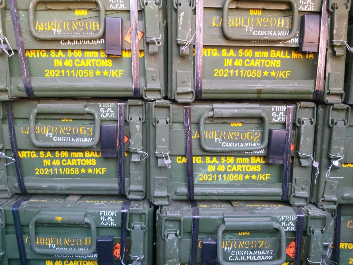 Defense: Indian Army Implements Radio Frequency Identification (RFID) of Ammunition Stock