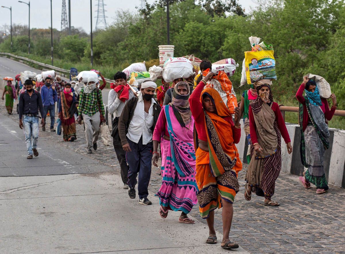 Modi Criticised for Attacking Those Who Helped Migrant Labourers