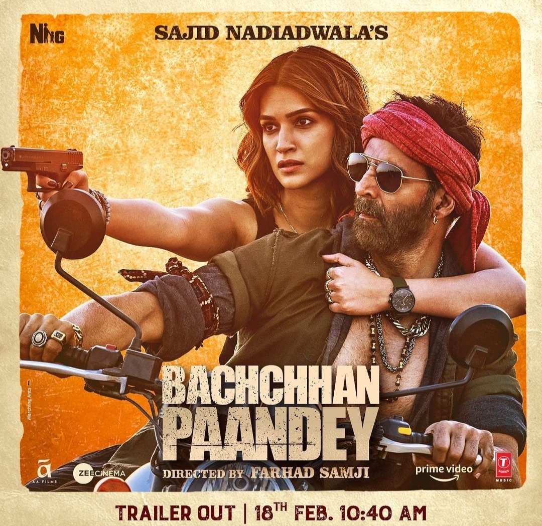 Kriti Sanon, Akshay Kumar tease new poster of Bachchhan Paandey