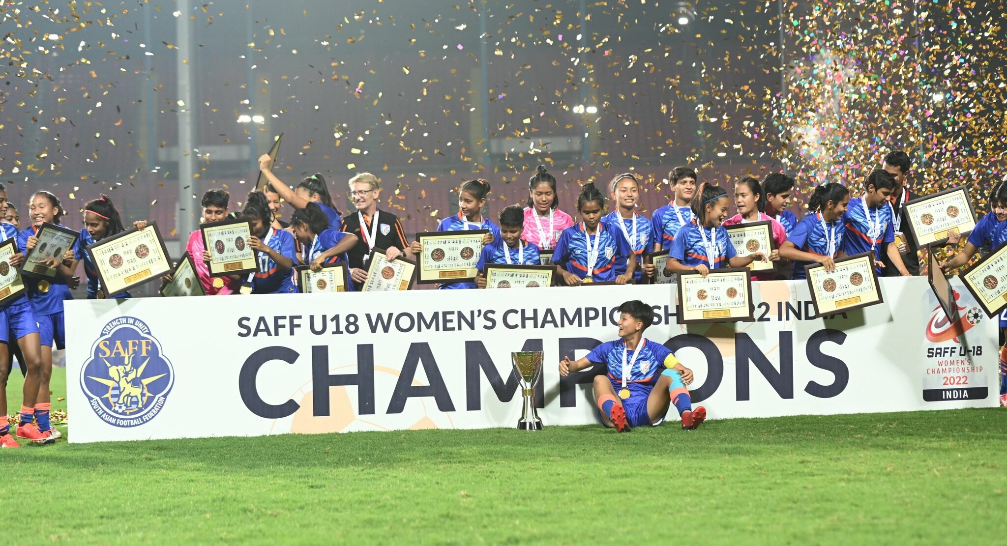 Football: India wins the SAFF U-18 Women’s Championship