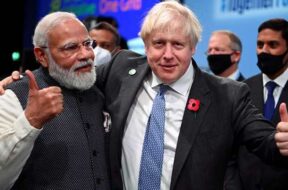 PM Modi and Johnson