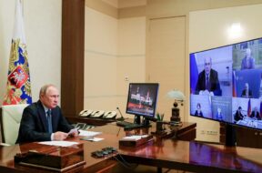 Russia’s President Putin chairs government meeting on economy