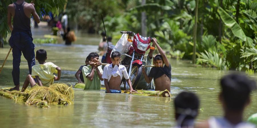 Assam: Floods and landslides kill 10 in northeast India after heavy Rain