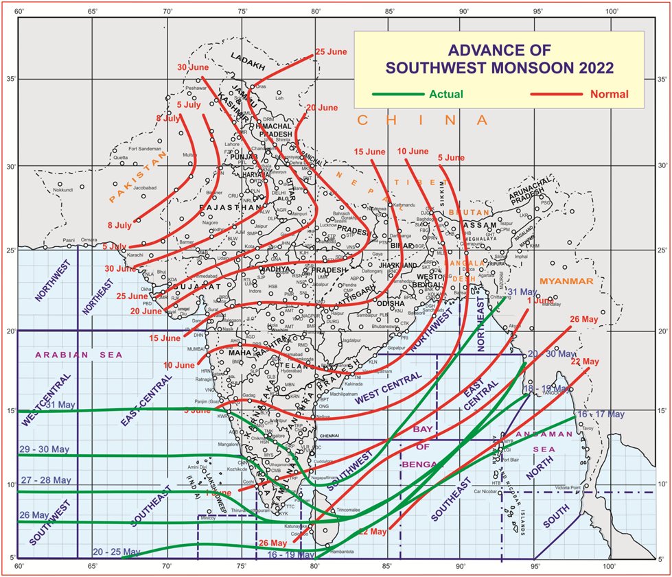 Southwest Monsoon advances over Karnataka and parts of Bay of Bengal: IMD