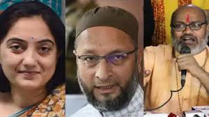 FIRs Filed against Nupur Sharma, Jindal, Owaisi, Yati and Others