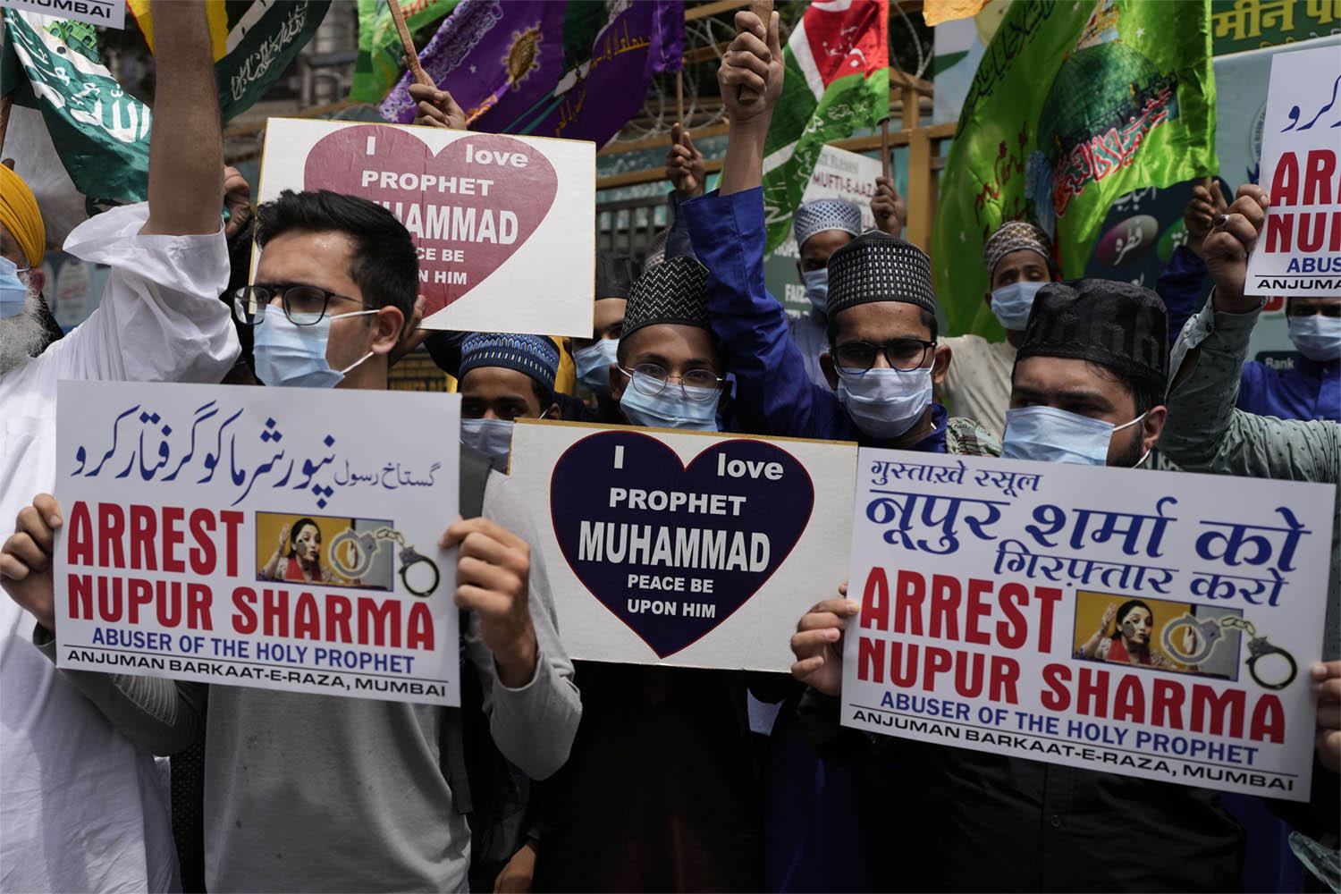 Protest against India Grows in Islamic Countries over Remarks on Prophet Mohammad