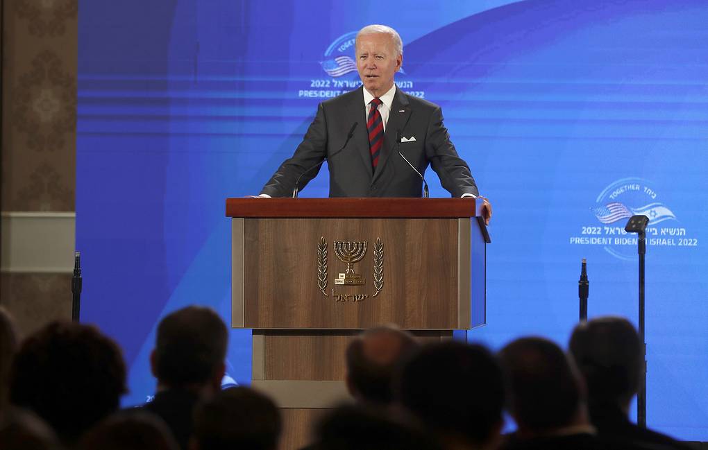 Biden wants to make clear that the US can continue to lead in the Middle East region