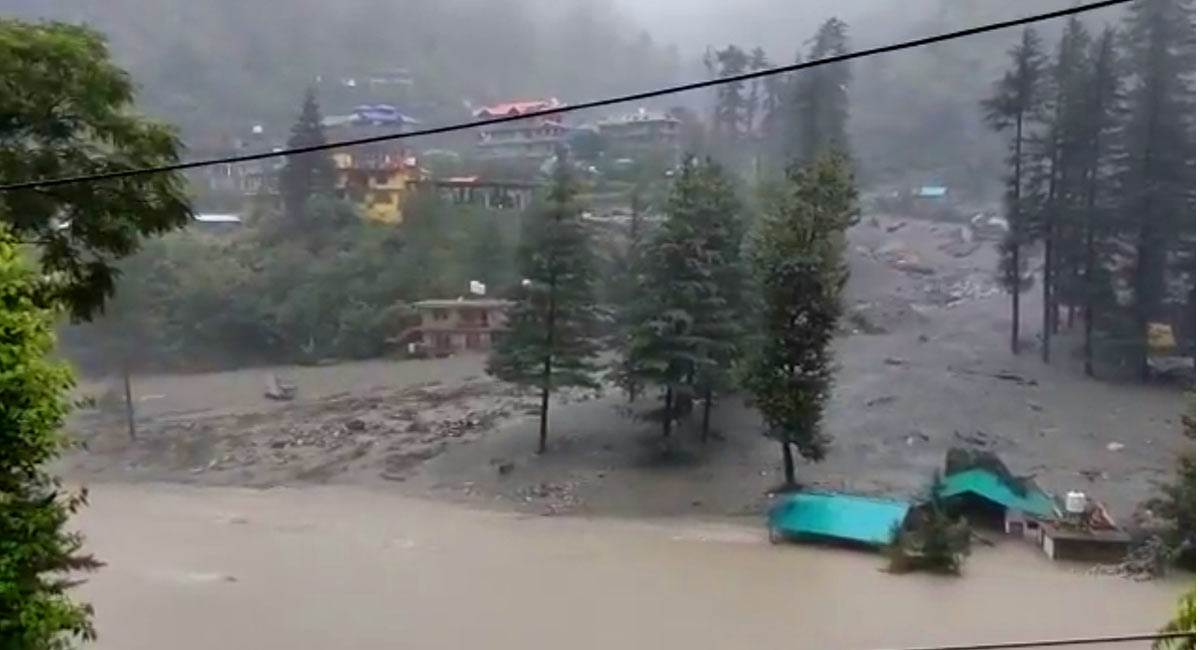 Himachal Pradesh: Cloudburst in Kullu kills one, four missing