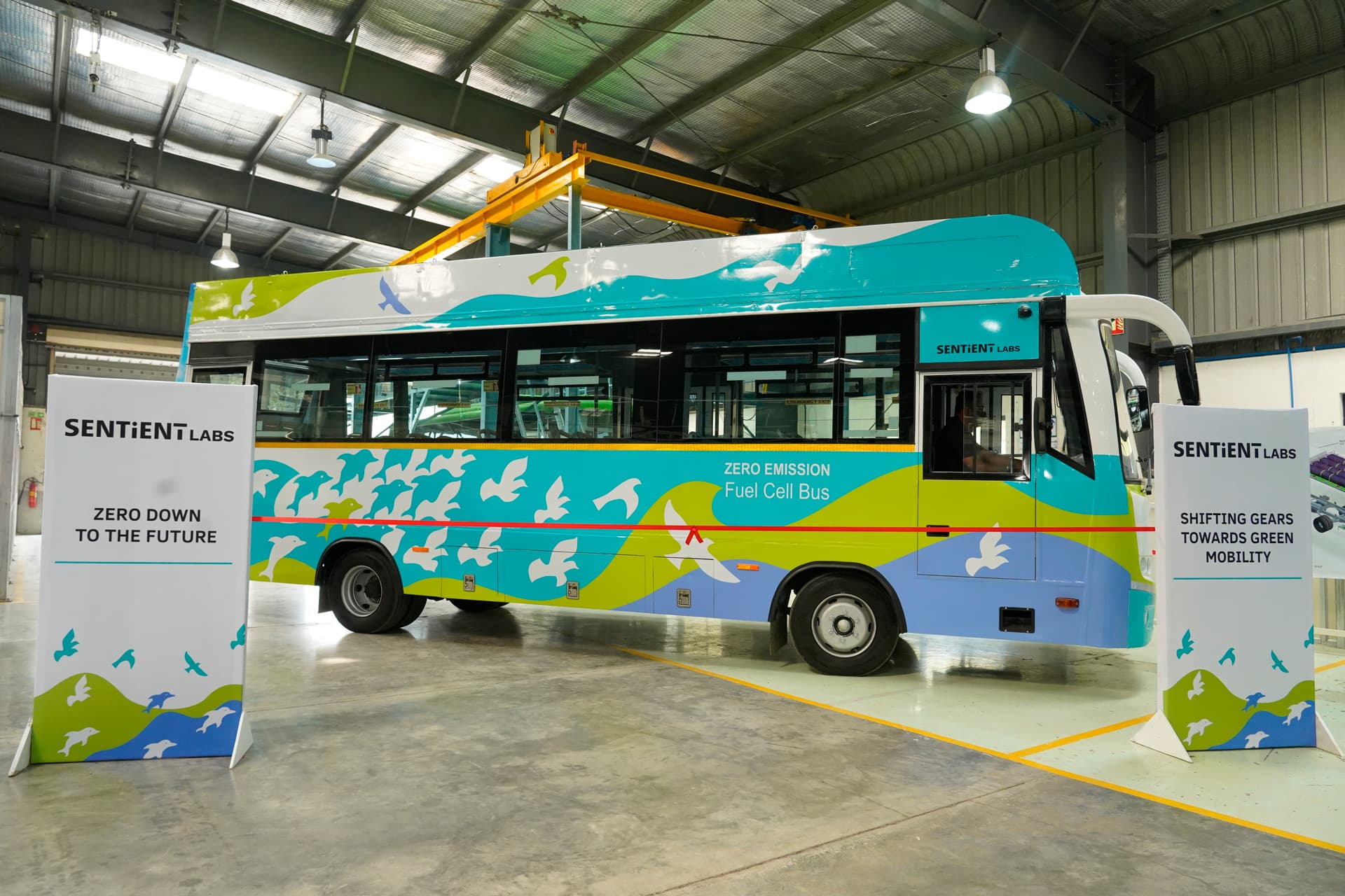 India’s first indigenously built Hydrogen Fuel Cell bus launched in Pune