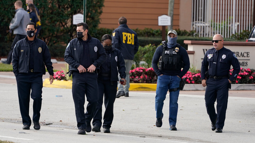 The US: Gunman Who Tried To Breach FBI Office Killed After Standoff With Police