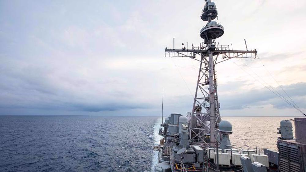 US Navy Warship Enters Taiwan Strait