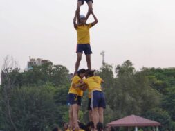 human pyramid