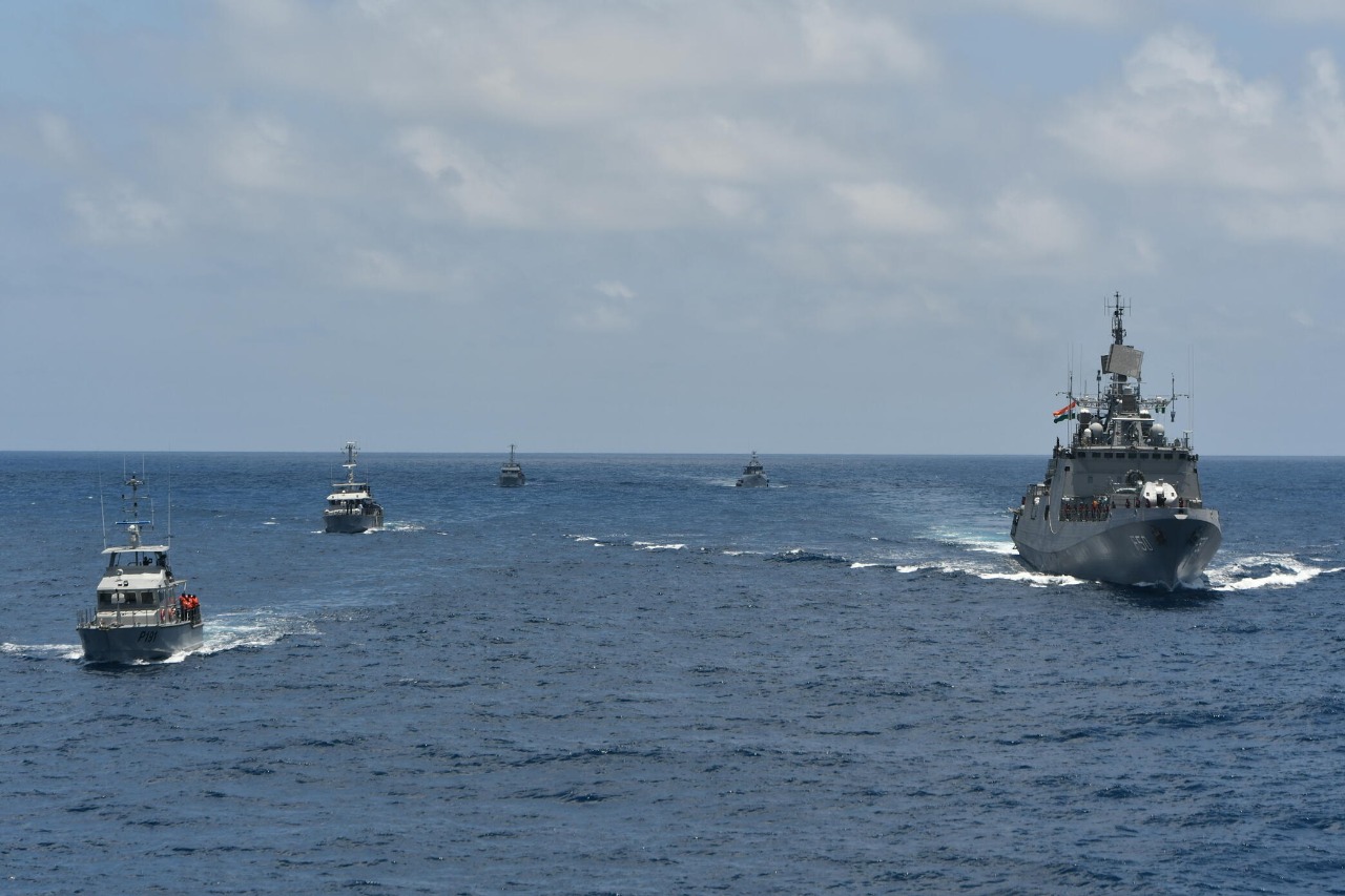 INS Tarkash on Operational Deployment in the Gulf of Guinea