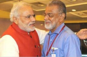 PM Modi with ISRO Chairman