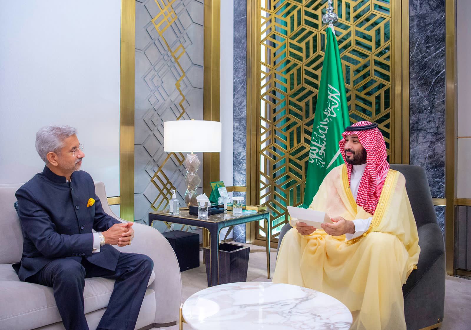 EAM Jaishankar Meets Saudi Arabian Crown Prince
