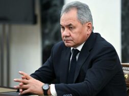 Russia’s President Putin meets with Defence Minister Shoigu