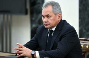 Russia’s President Putin meets with Defence Minister Shoigu