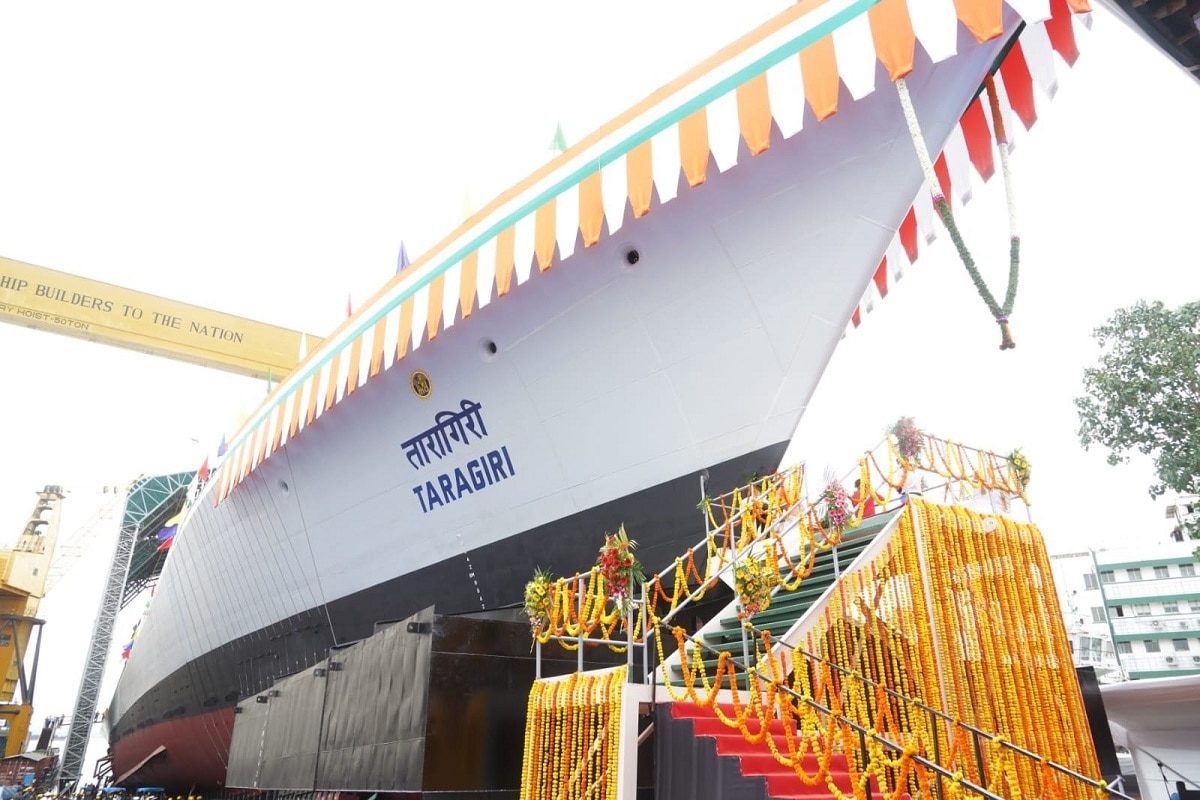 Indian Navy Launches Stealth Frigate ‘Taragiri’
