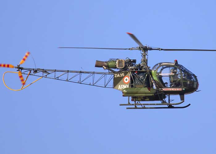 Army’s Cheetah helicopter crashes near Tawang in Arunachal Pradesh, Pilot Killed