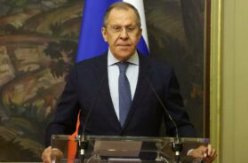 Russian Foreign Minister Lavrov meets with Organization of Islamic Cooperation Secretary General Taha