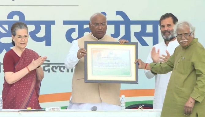 Kharge Takes Over as Congress President