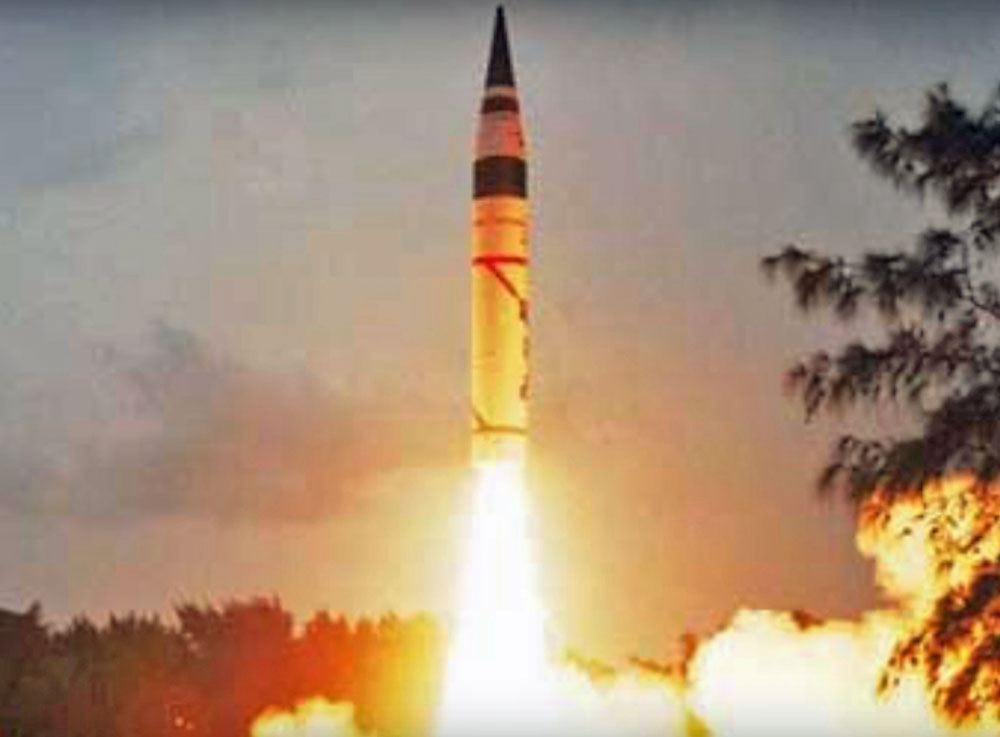 India Successfully Carry Out Night Trials of Long-Range Agni-V