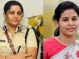 Two Women Officers Engaged in Public Spat Transferred