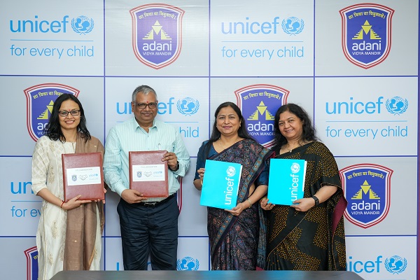 Adani Vidya Mandir, Ahmedabad & UNICEF join hands for a unique educational initiative