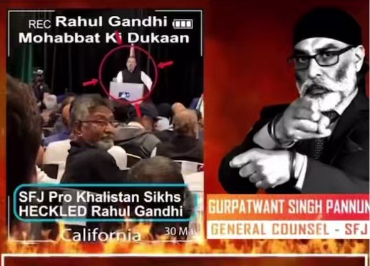 Indian politics overseas: Khalistan supporters heckle Rahul Gandhi at an event
