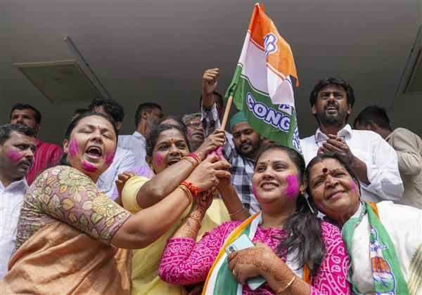 BJP Out in Karnataka, Congress Wins Comfortable Majority