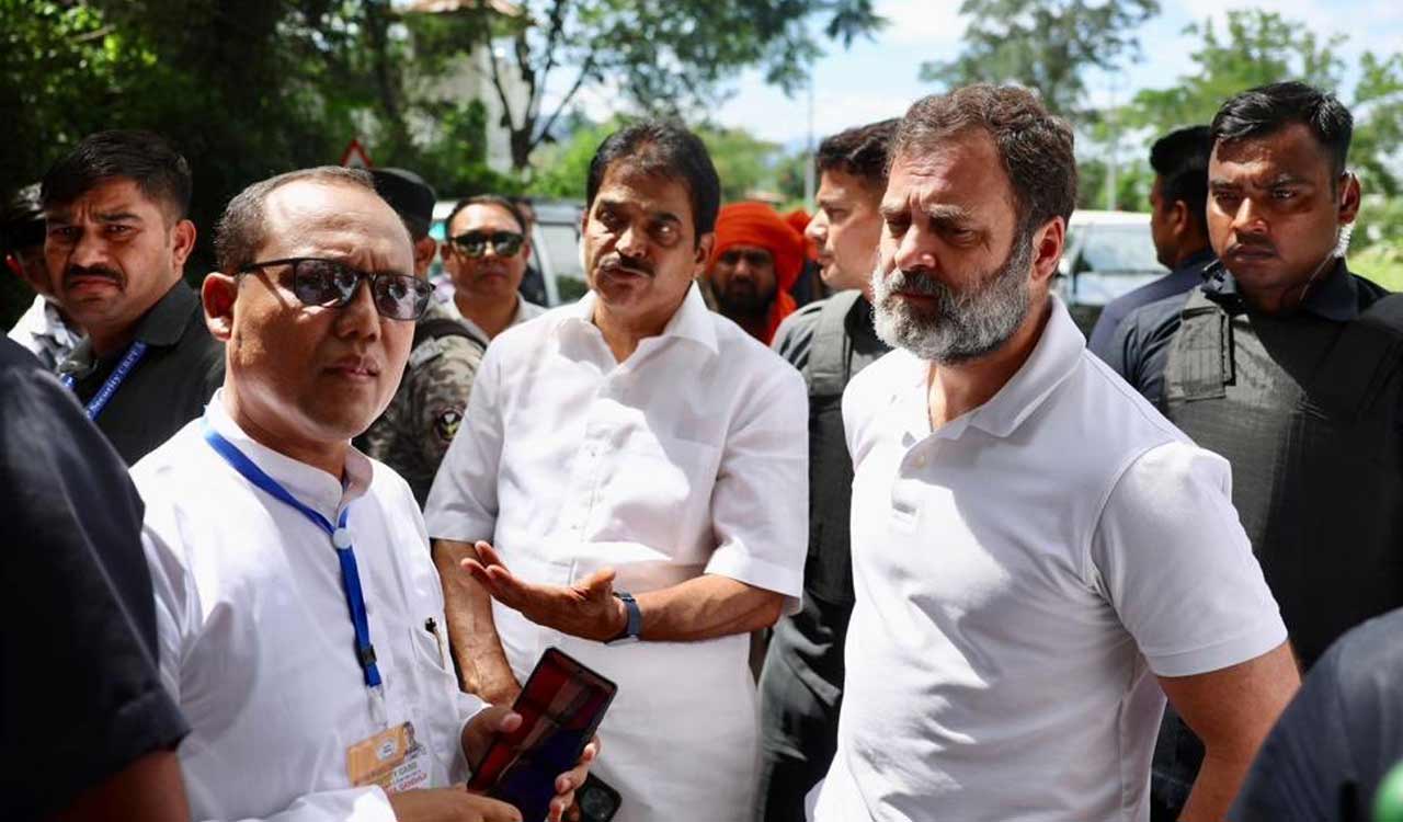 Manipur Visit: Rahul Gandhi’s Convoy Stopped, Forced to Travel by Chopper