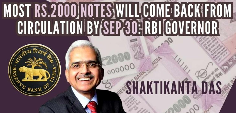 RBI: In 15 days, 50% of Rs. 2,000 notes returned to the banking system